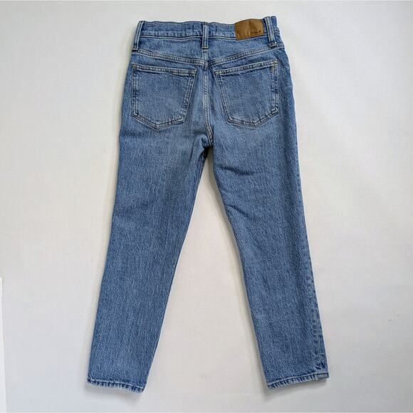 Madewell Jeans Perfect Vintage 25P Petite Blue Denim Banner Wash GUC NB056 - Picture 11 of 11